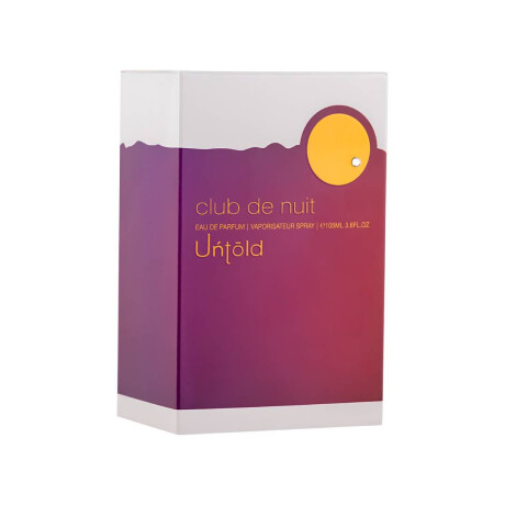 Fragancia Femenina Arabe Armaf Club de Nuit Untold EDT 100 ml