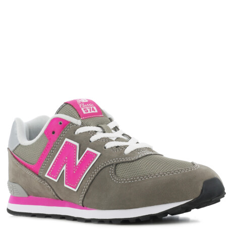 Championes Unisex New Balance Urbano Gris - Fucsia