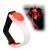 Brazalete Luz Led Reflectivo Correr Bici Ciclismo Deporte Color Variante Rojo