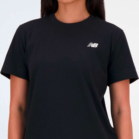 Remera Camiseta Small Logo De Mujer Negro