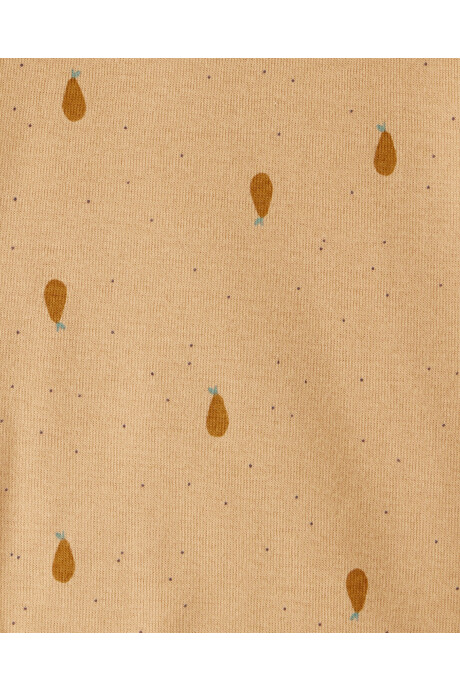 Pack cuatro bodies de algodón, diseño frutas Pack cuatro bodies de algodón, diseño frutas