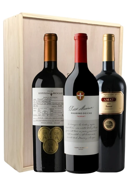 Pack Tannat Premium con caja de madera Pack Tannat Premium con caja de madera