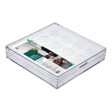 Porta 16 Cápsulas Dolce Gusto Caja Organizador Café Elegance Transparente