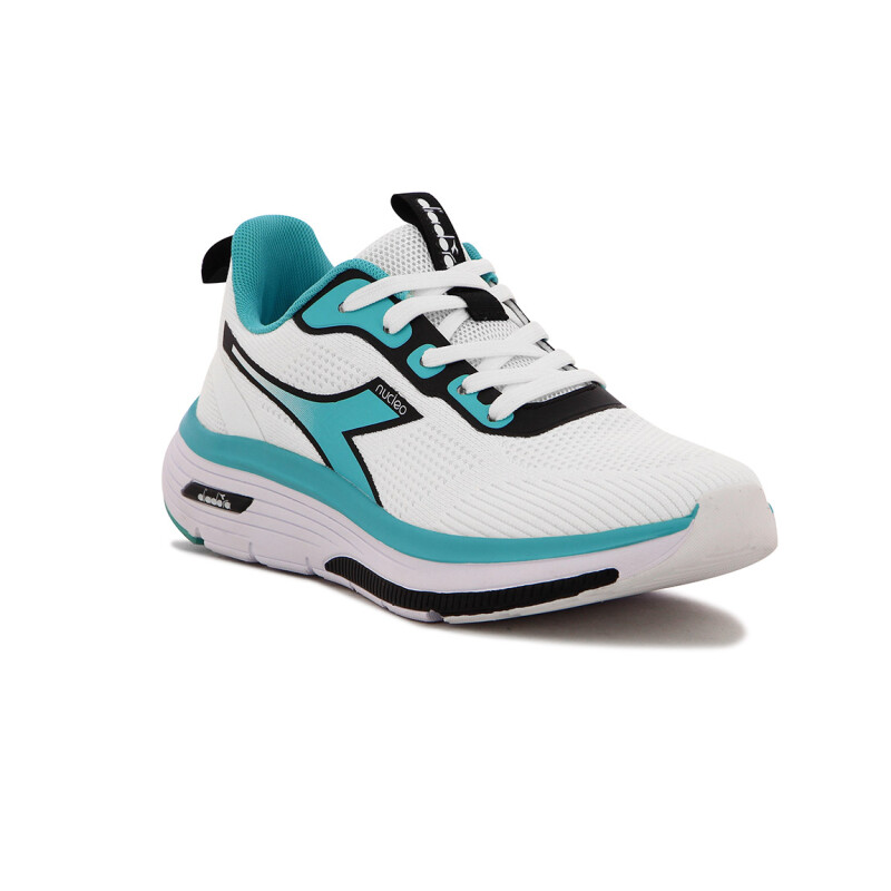 Diadora Moon Calzado Running Mujer - Blanco/turquesa Blanco-turquesa