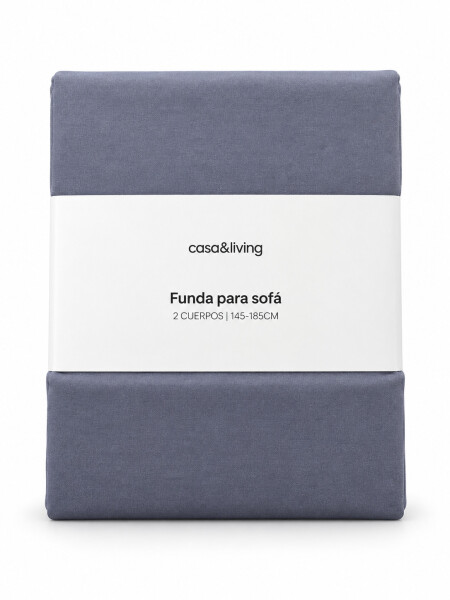 FUNDA SOFA 2 CUERPOS GRIS