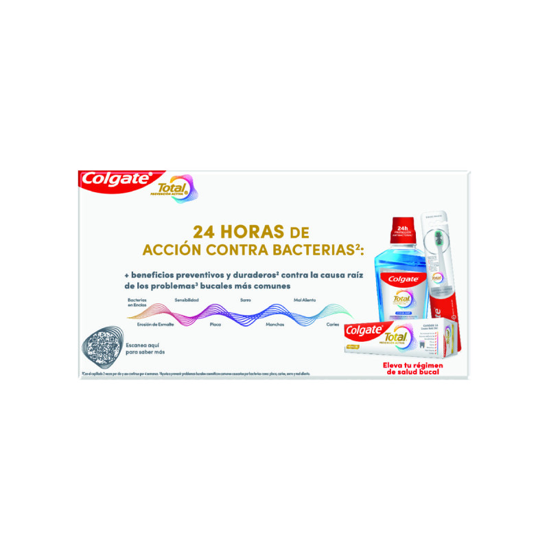 Pasta De Dientes Colgate Total Original Mint 90 Grs. 2 Uds. Pasta De Dientes Colgate Total Original Mint 90 Grs. 2 Uds.