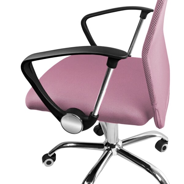 Silla de escritorio Oficina Sillon Ejecutiva Ergonomica giratoria Tela Mesh IMBACK Color Rosa Claro Silla de escritorio Oficina Sillon Ejecutiva Ergonomica giratoria Tela Mesh IMBACK Color Rosa Claro