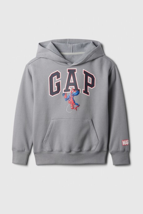 Canguro Logo Gap Spiderman Niño Pilot Grey