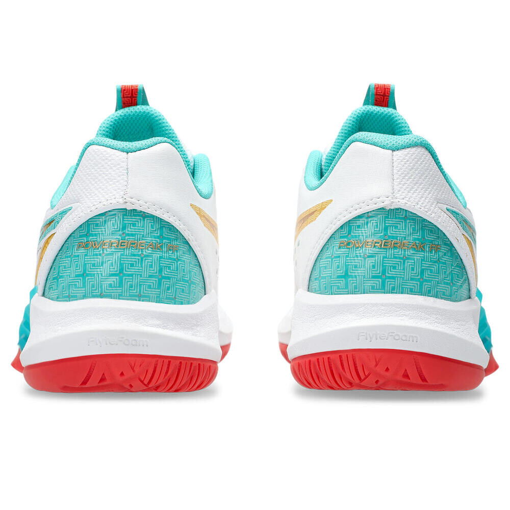 Zapatillas Vóley Powerbreak Ff Mujer White/sea Glass