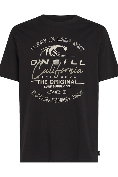 Remera O'Neill Cali Wave Negra