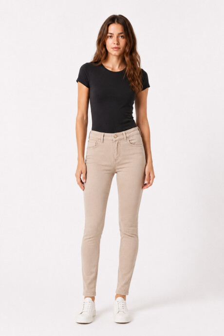 Pantalon Bardot Taupe Claro
