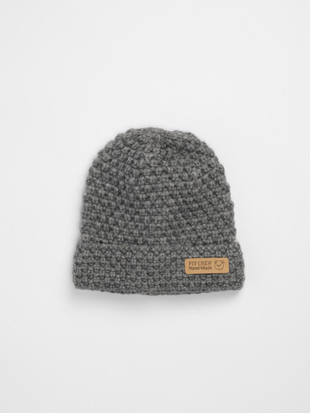 Gorro punto Gris Melange