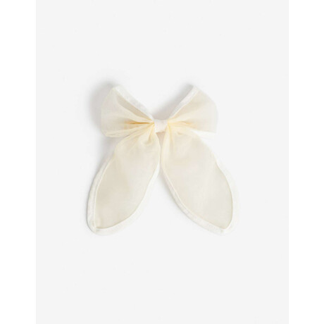 Hebilla Francesa Moño Bride To Be Blanco Crudo