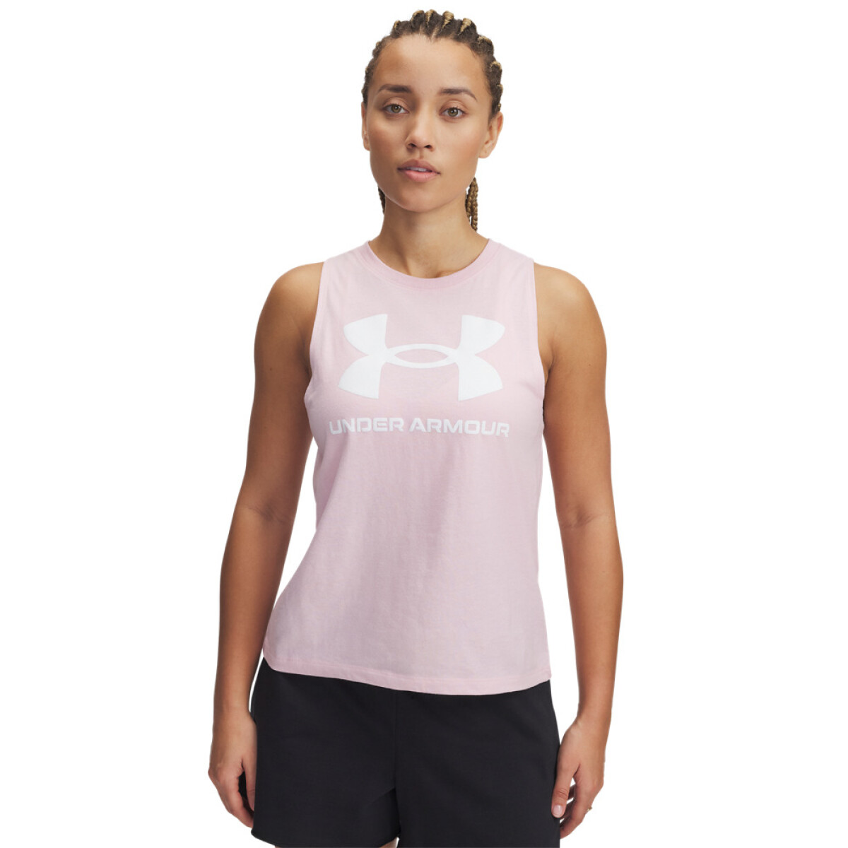 UA W LIVE SPORTSTYLE TANK-PNK - PNK-647 