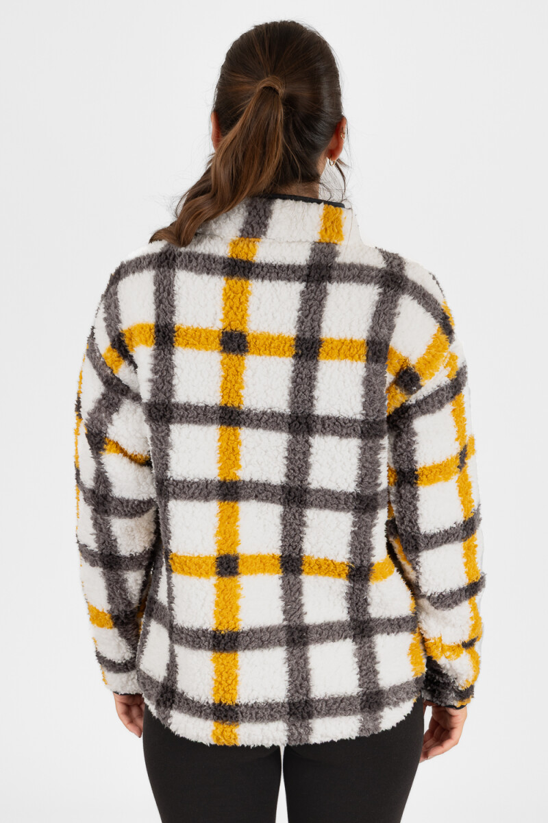Sweater checks 25 Beige