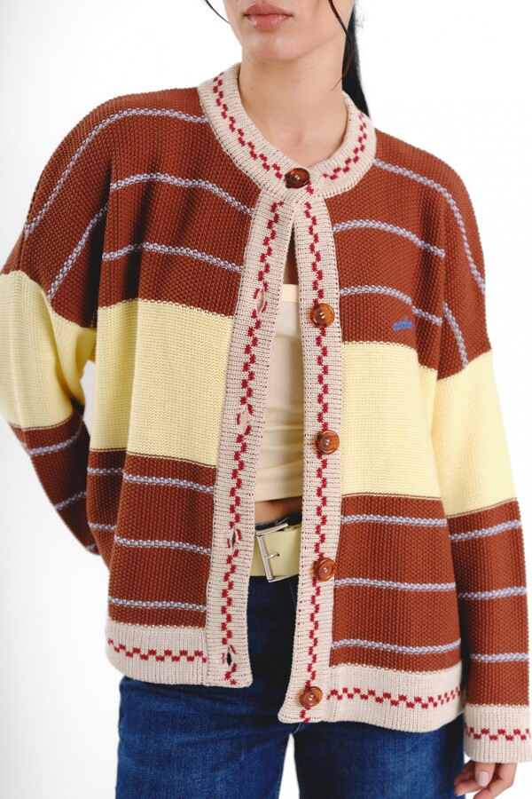 Cardigan Glory SS27 Chocolate