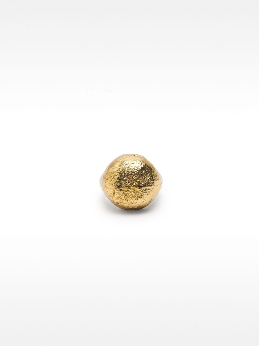 Anillo Redondo De Brass dorado