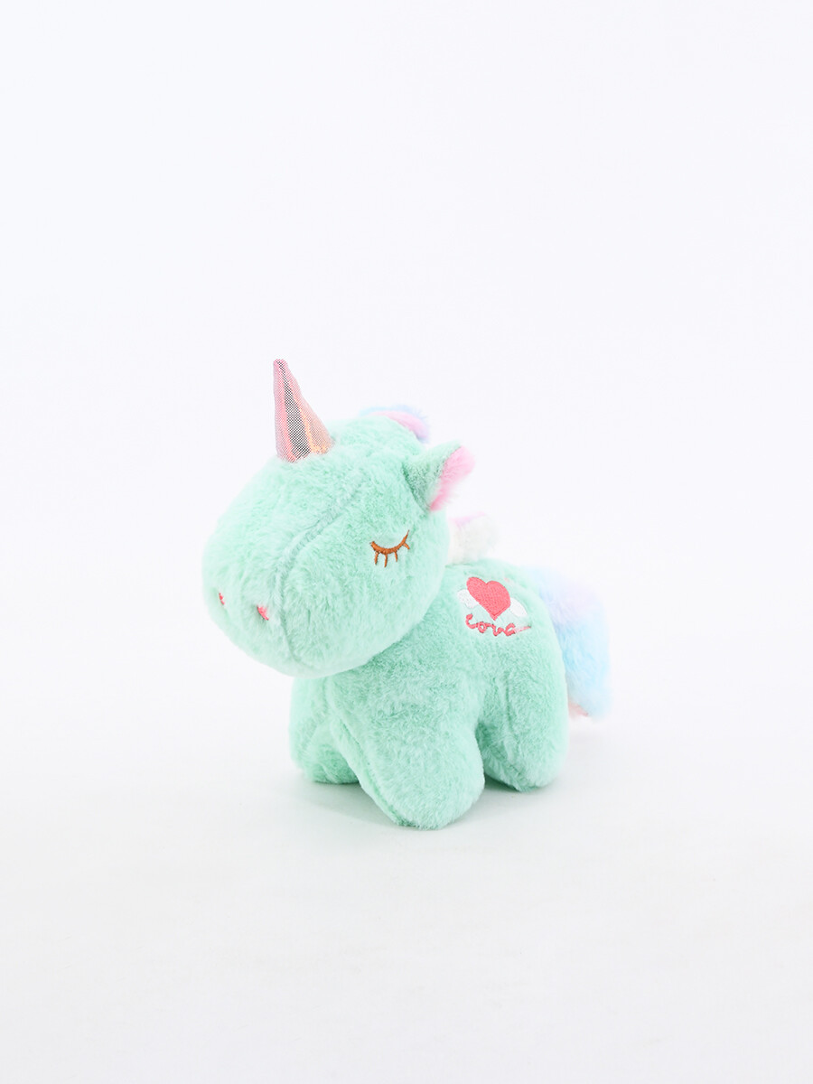 PELUCHE UNICORNIO - VERDE 