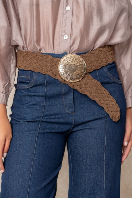 CINTURON CHIA MARRON