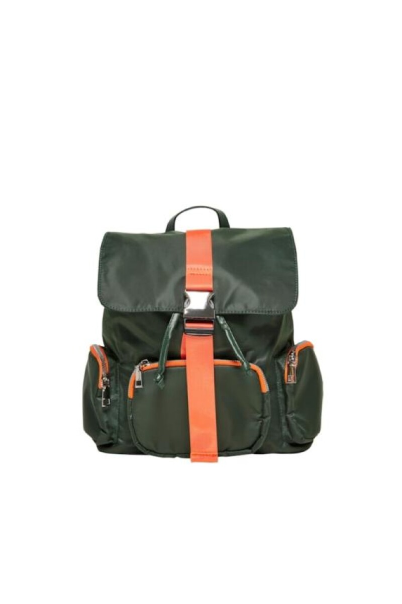 Mochila Lella Nylon - Olive Night 