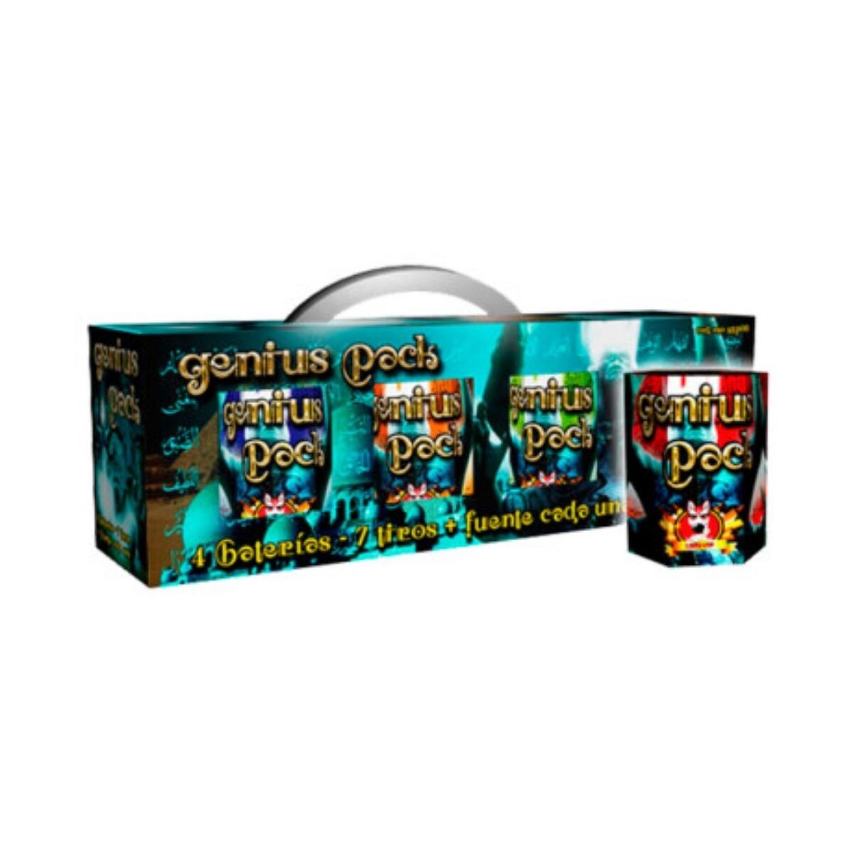 PACK GENIUS 7T+ FUENTE PACK X 4PCS 
