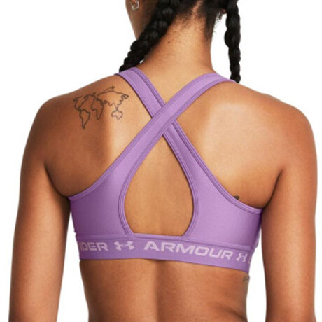 TOP MUJER UNDER ARMOUR CROSSBACK MID BRA Violet