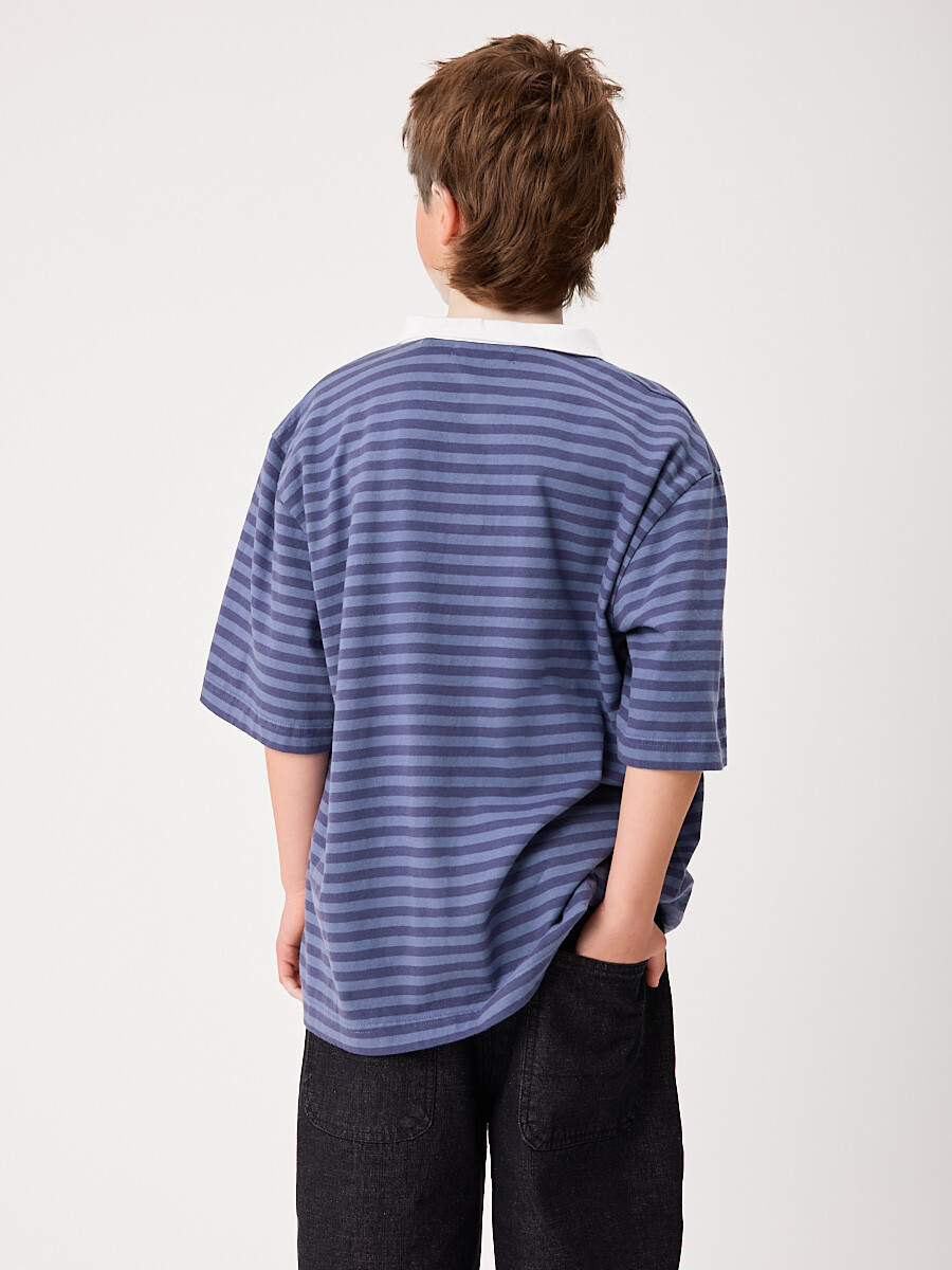 REMERA M/C BANCHO TEEN DIXIE Azul Piedra