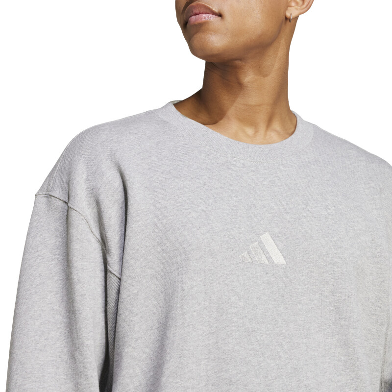 Buzo de Hombre Adidas All SZN Felpa Francesa Gris