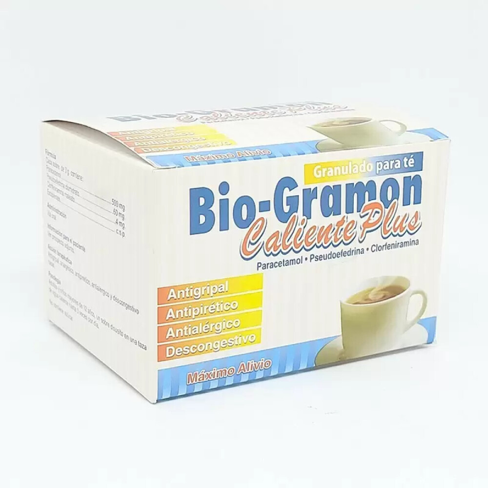 BIOGRAMON CALIENTE PLUS TE CJ X 20 SOBRE única