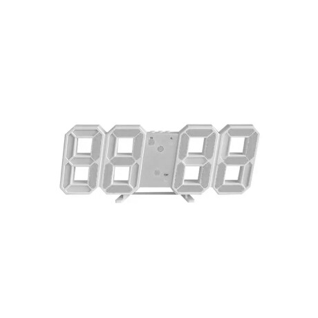 Reloj Digital Blanco 3d Sc