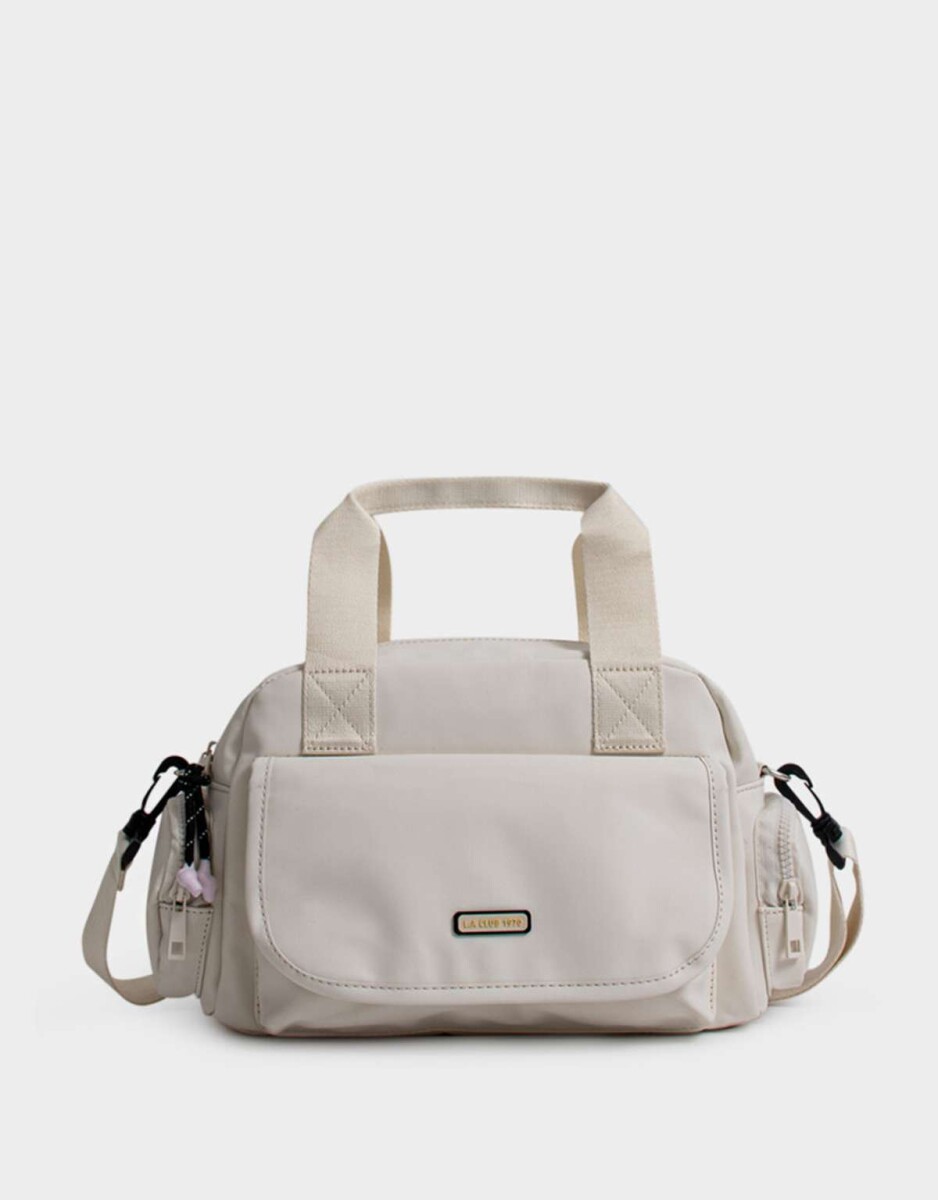 Cartera Bowling Engomada - Marron Beige 