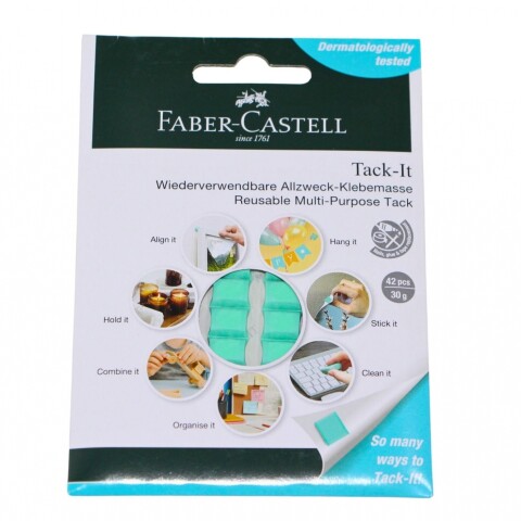 ADHESIVO FABER TACK IT DE 30 GRAMOS COLOR VERDE ADHESIVO FABER TACK IT DE 30 GRAMOS COLOR VERDE