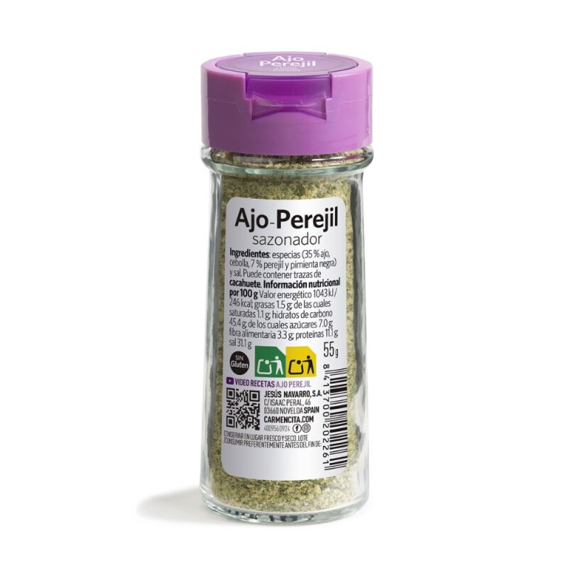 Carmencita Original Ajo y Perejil 55g Carmencita Original Ajo y Perejil 55g