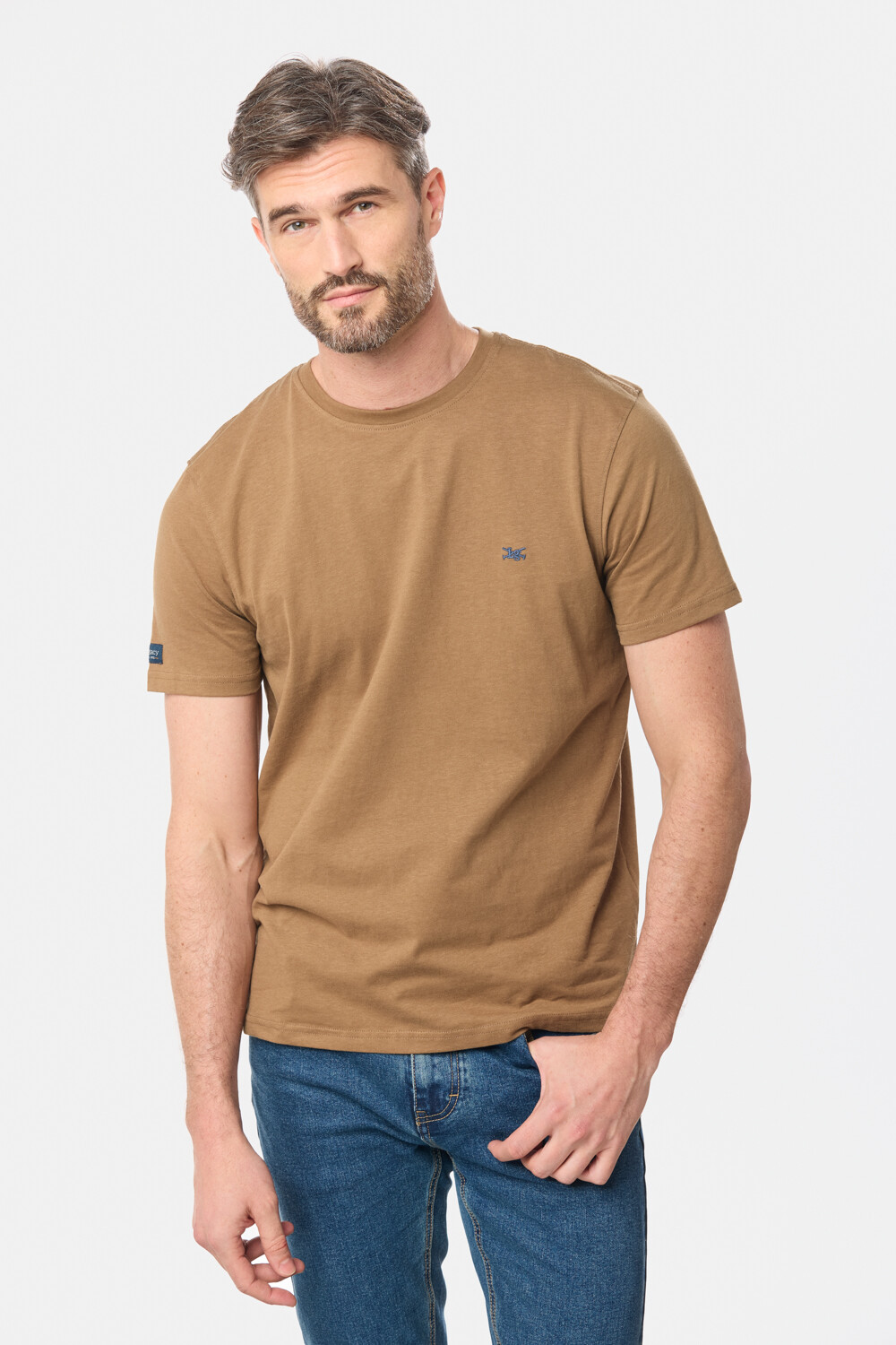 REMERA LISA DE ALGODÓN Mostaza