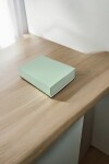 Caja eco 13 tipo caja fosforo 10x14x3 cm. VERDE AGUA