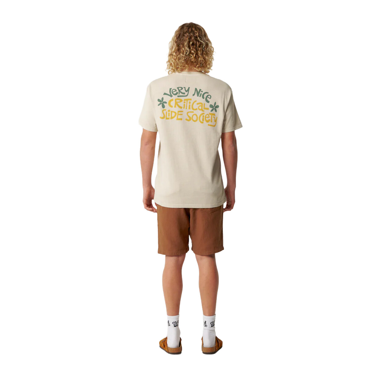 Remera Critical Slide Very Nice - Beige 
