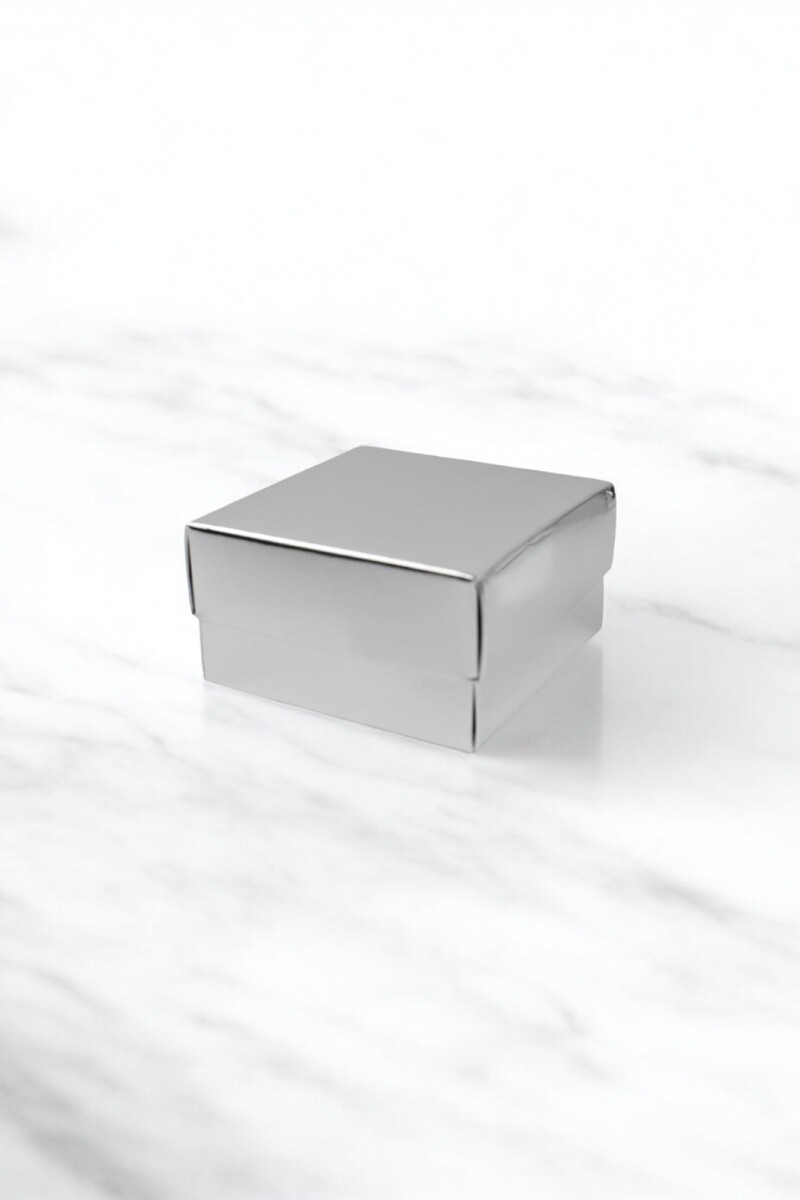 Caja 02 - 8x8x4,5 cm. - PLATA 