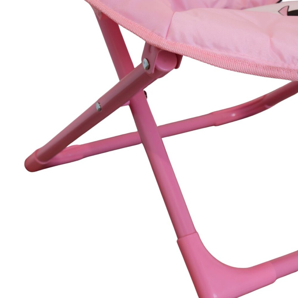 Silla Honguito Infantil Plegable de Metal Vaca