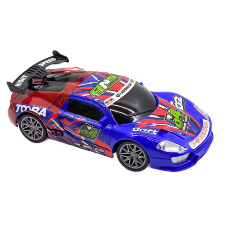 Auto Deportivo RC Racing Rivalry Control Remoto 1:22 Rojo/azul