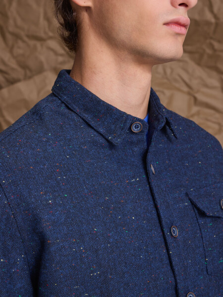 OVERSHIRT TURKU MARINO BOUTONE