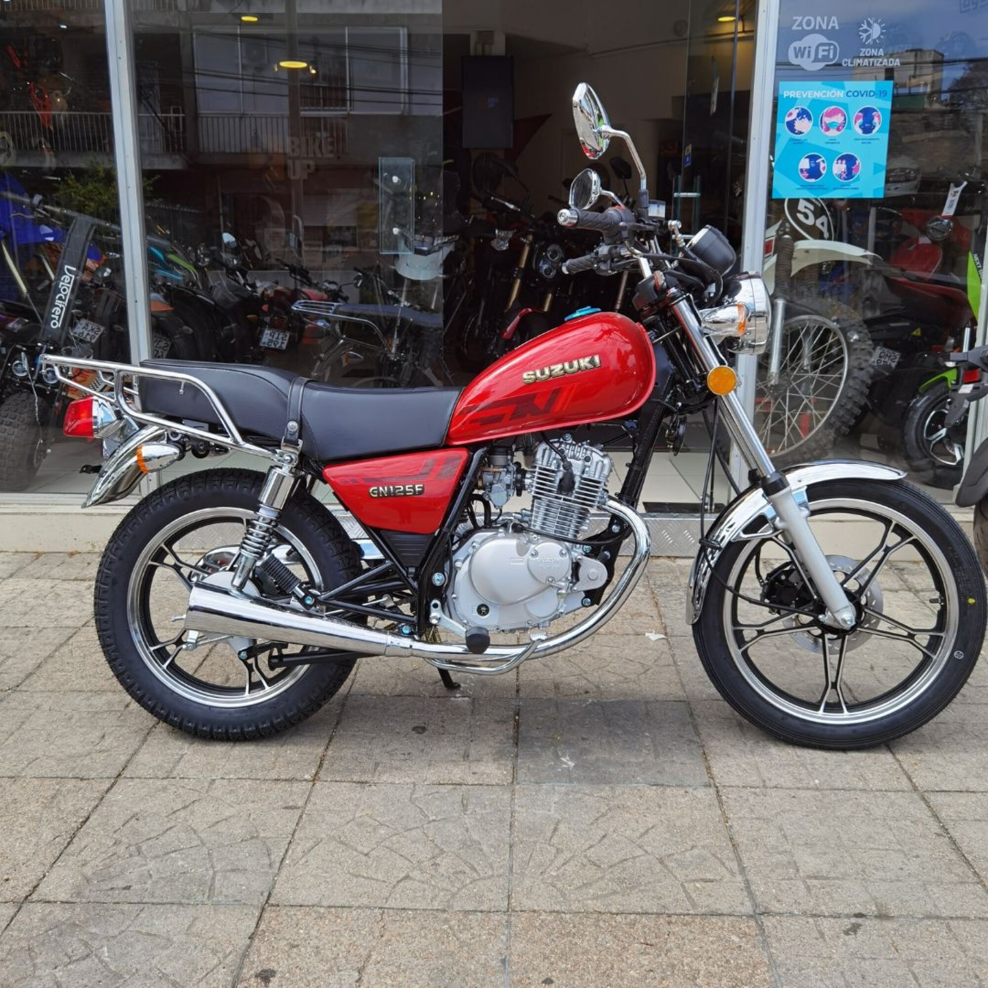 vértice disparar Punto de exclamación Suzuki GN125F - Rojo - Reserva — Bike Up