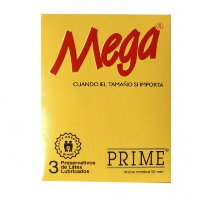 Preservativo Prime Mega 3 Uds. Preservativo Prime Mega 3 Uds.