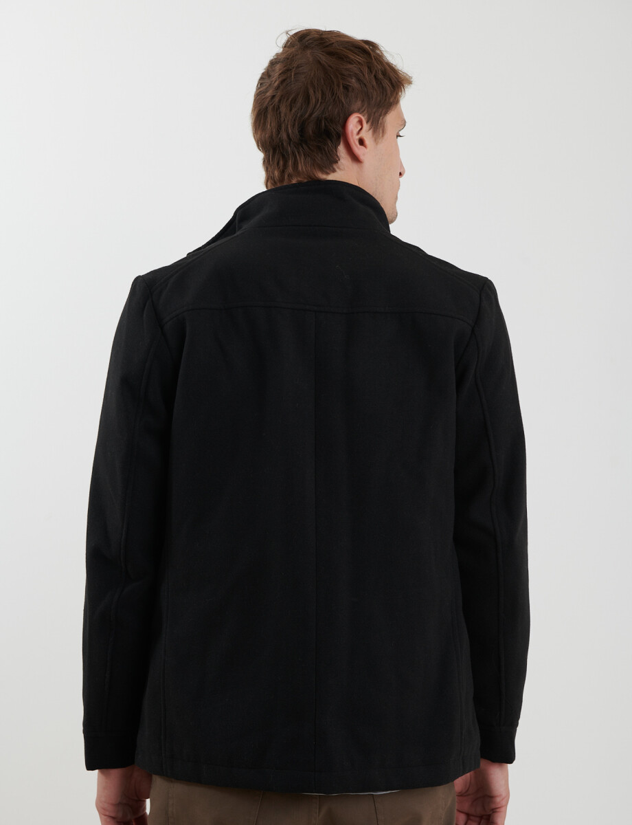 300256 SOBRETODO HARRINGTON LABEL Negro
