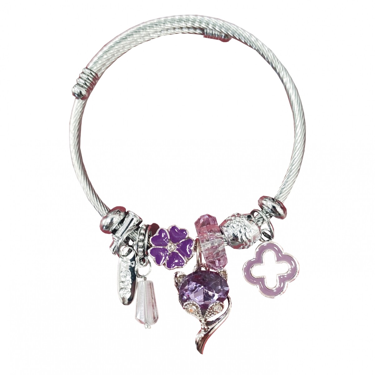 Pulsera Estilo Pandora Flor 