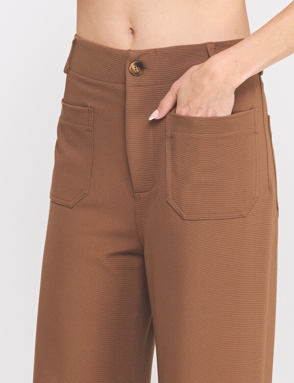 Pantalon Wide Leg MARRON