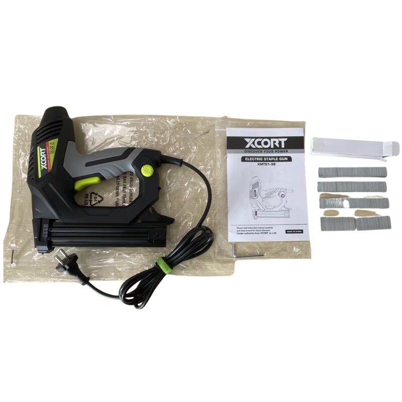 XCORT CLAVADORA ENGRAPADORA ELECTRICA PROFESIONAL 2EN1 1.7 Xcort Clavadora Engrapadora Electrica Profesional 2en1 1.7
