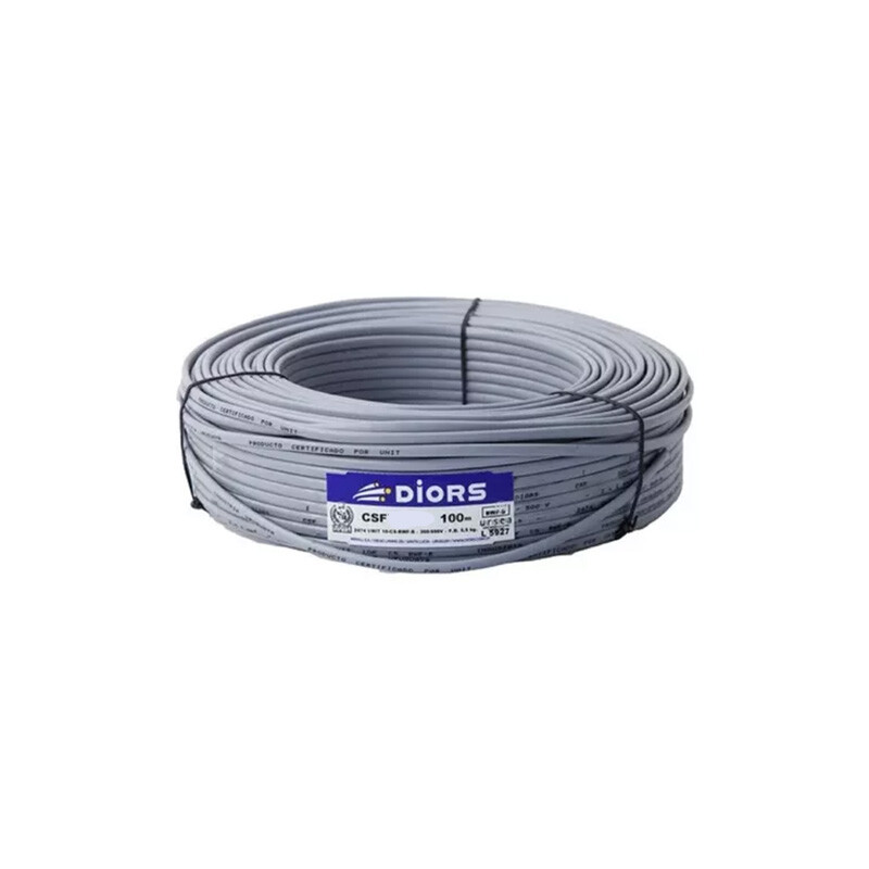 CABLE UNIFILAR SUPERPLASTICO CSF 3X2MM <br /> DIORS (ROLLO 100M) Cable Unifilar superplastico CSF Diors 3x2 mm