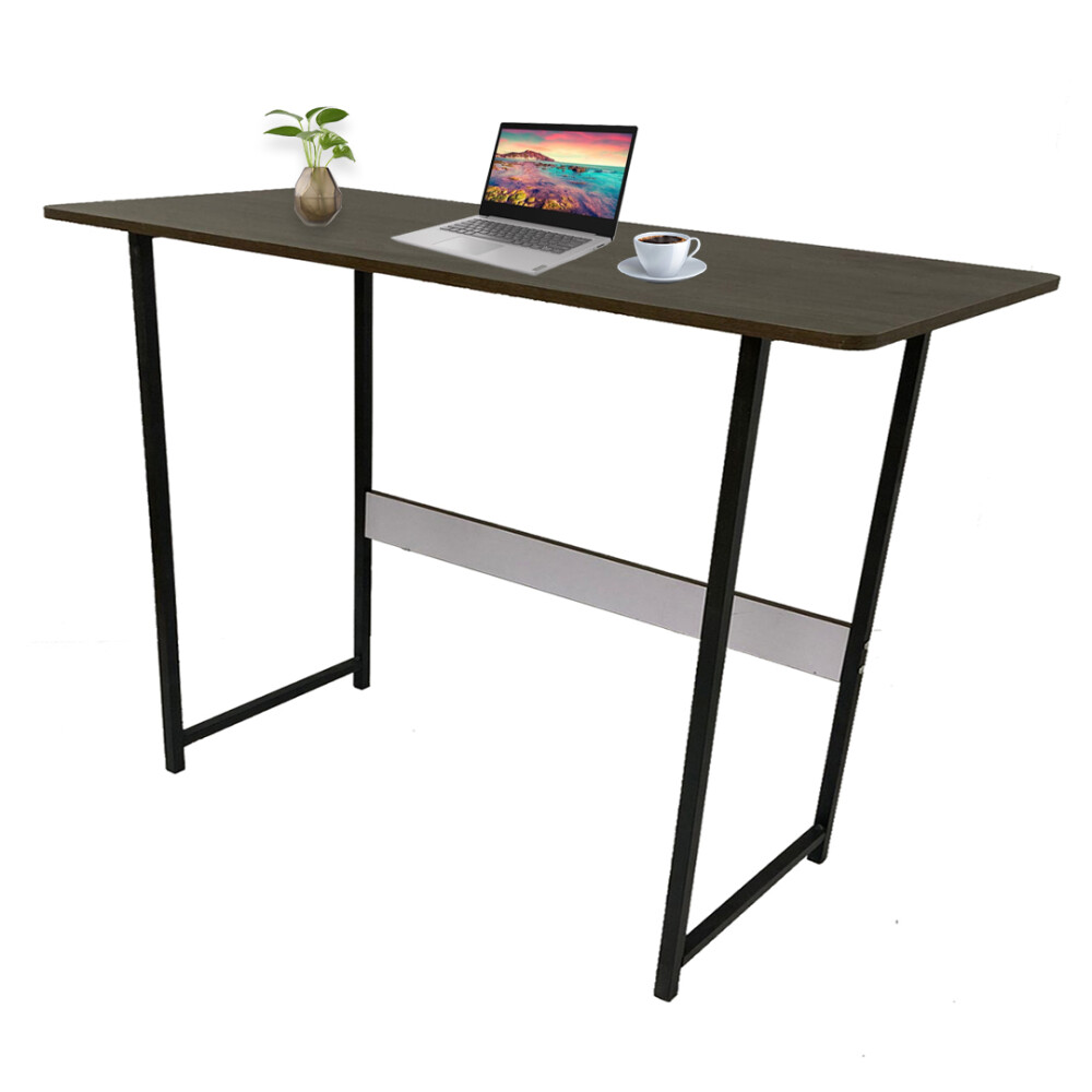 Escritorio mdf y metal 1,20m Marrón