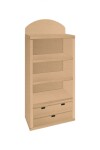 Biblioteca carton 70x35x142,5 cm. - MADERA Biblioteca carton 70x35x142,5 cm. - MADERA