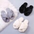 Pantuflas Dama Mujer Moda Lazy Slippers Calentitas Invierno Variante Color Beige Talla 37